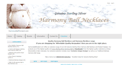 Desktop Screenshot of harmonyballpendant.com